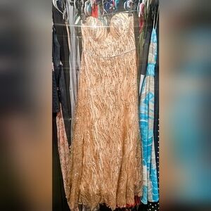 Rose Gold Evening Dress